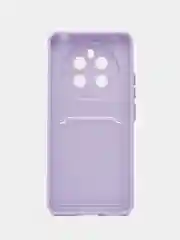 Лавандовый чехол для Realme 12 Plus 5G (Реалми 12+ 5 джи), с карманом для карт