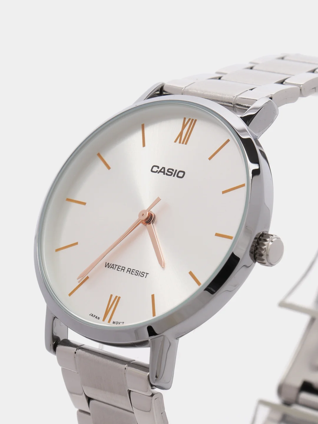 Серебряный часы Casio LTP-VT01