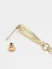 Серьги длинные жемчуженки и хрустальные бусины на подвесах