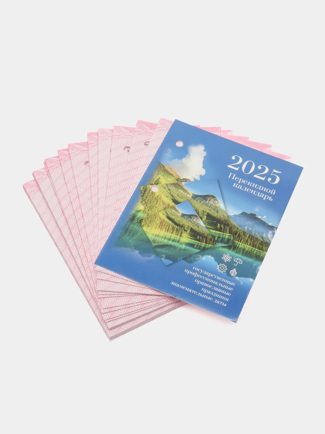 Календарь настольный перекидной 2025 Staff Природа, 116069, блок без подставки, 160 л