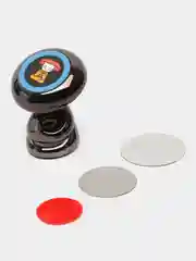 Черный магнитный автодержатель универсальный 360