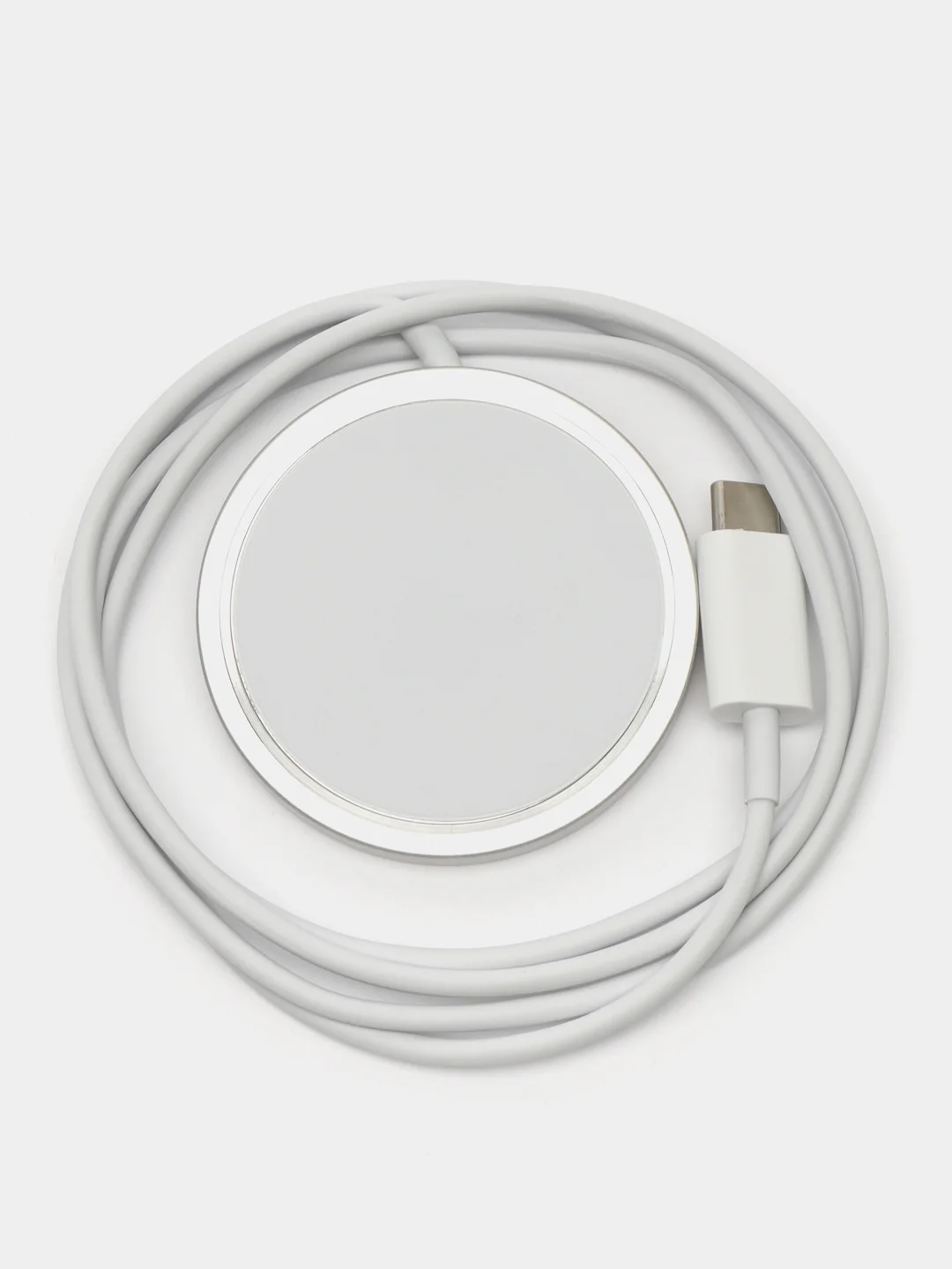 Белый беспроводная зарядка MagSafe для Iphone, AirPods, Android, 15W, быстрая и универсальная