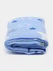 Синий эко пеленка из хлопковой ткани 90*75 см