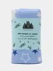 Синий эко пеленка из хлопковой ткани 90*75 см