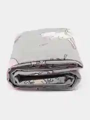 Сиреневый эко пеленка из хлопковой ткани 90*75 см