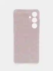 Пурпурный чехол на Samsung Galaxy S24 FE 5G / Самсунг S24 FE прозрачный, с принтом, защита камеры