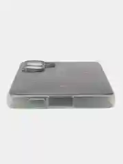 Черный чехол на Samsung Galaxy S24 FE 5G / Самсунг S24 FE прозрачный, с принтом, защита камеры