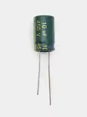 10мкФ 450в Конденсатор электролитический 10UF 450V 105C 10х17мм