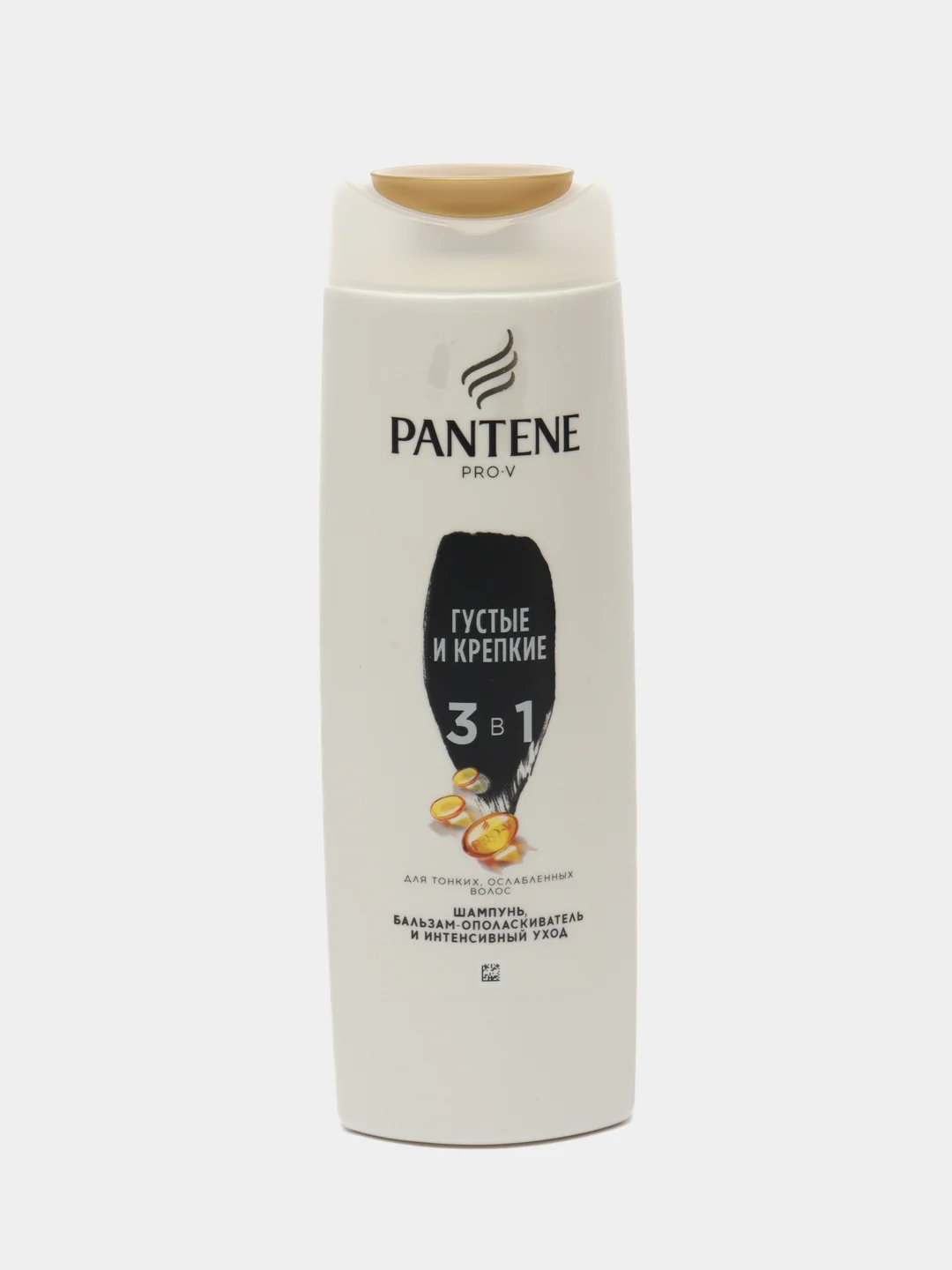 Pantene Pro-V 3 в 1 "Густые и крепкие", Шампунь для тонких и ослабленных волос, 400 мл