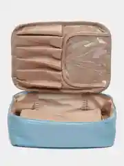 Голубой косметичка женская дорожная