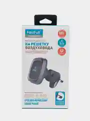 Черный магнитный автодержатель на решетку воздуховода FaizFull F98