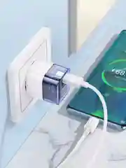 HOCO C131A блок питания с проводом , 1 USB-A, Type-C, PD30W + QC3.0, кабель Type-C, синий