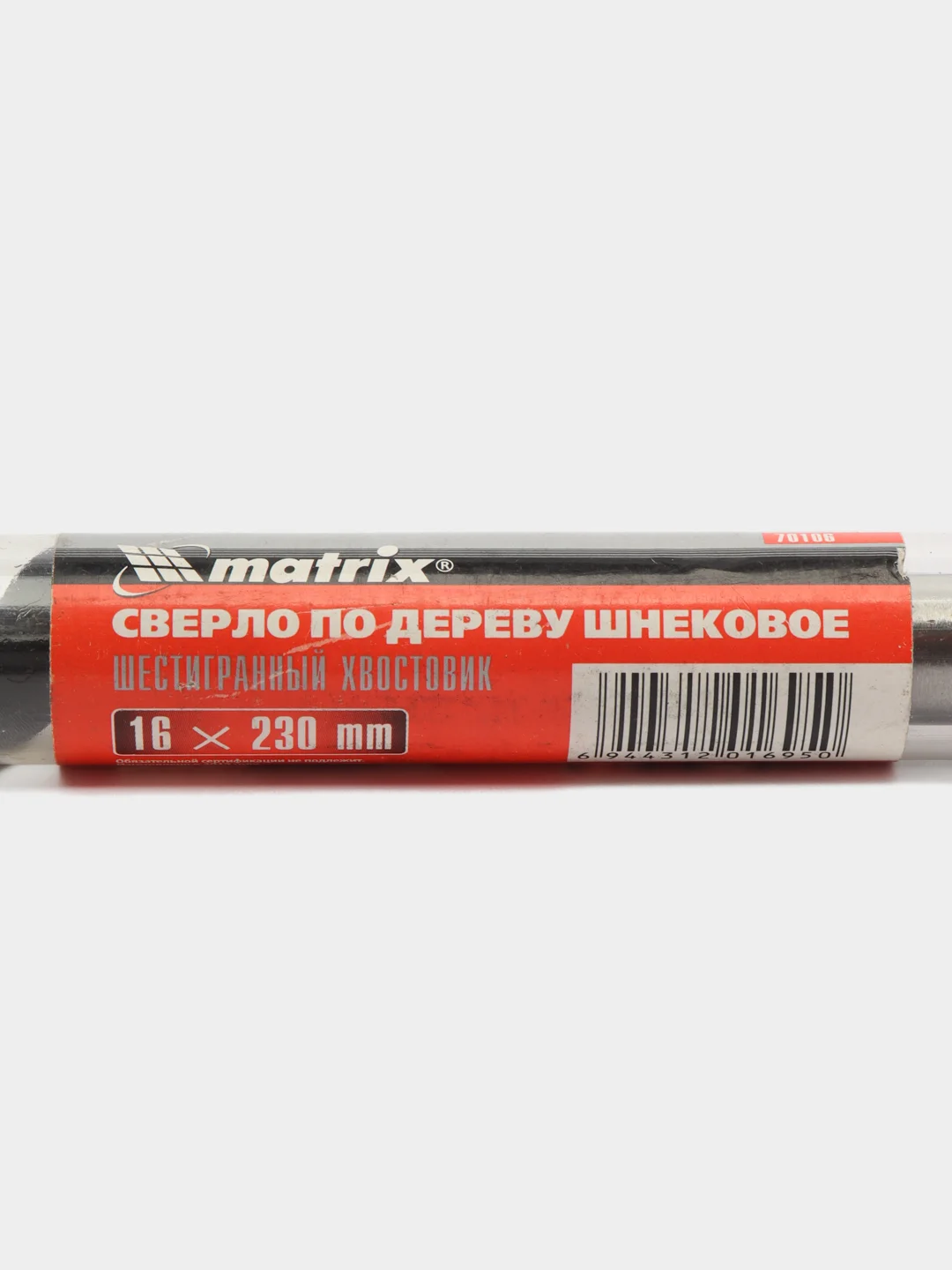 Сверло (16х230 мм) по дереву Matrix 70106