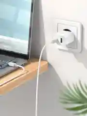 HOCO C80A Plus Rapido блок питания с проводом, 1 USB+Type-C, PD20W+QC3.0, кабель Type-C