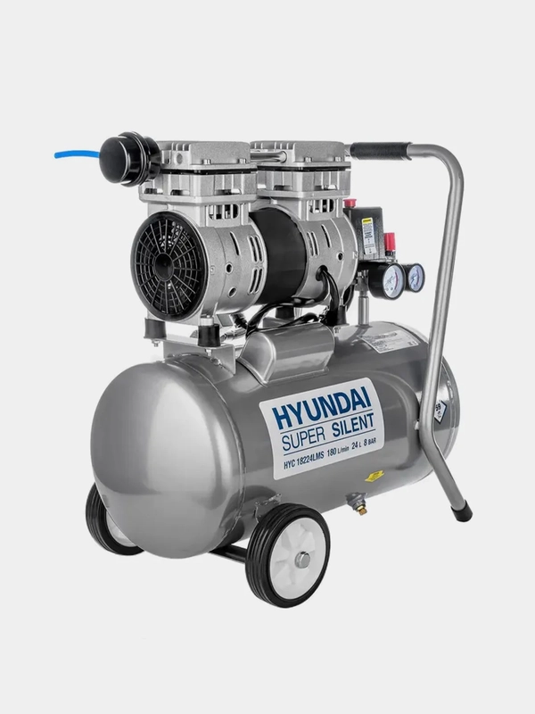 Компрессор безмасляный HYUNDAI НYC 18224LMS, 220 В