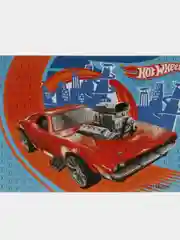 Аппликация мягкая мозаика Мультиарт "Hot Wheels"