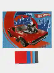 Аппликация мягкая мозаика Мультиарт "Hot Wheels"