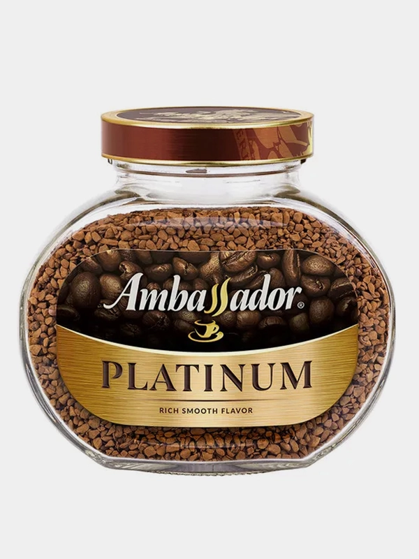 Kофе растворимый Ambassador Platinum, 190 г