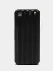 Черный повербанк 30000mah портативный внешний аккумулятор
