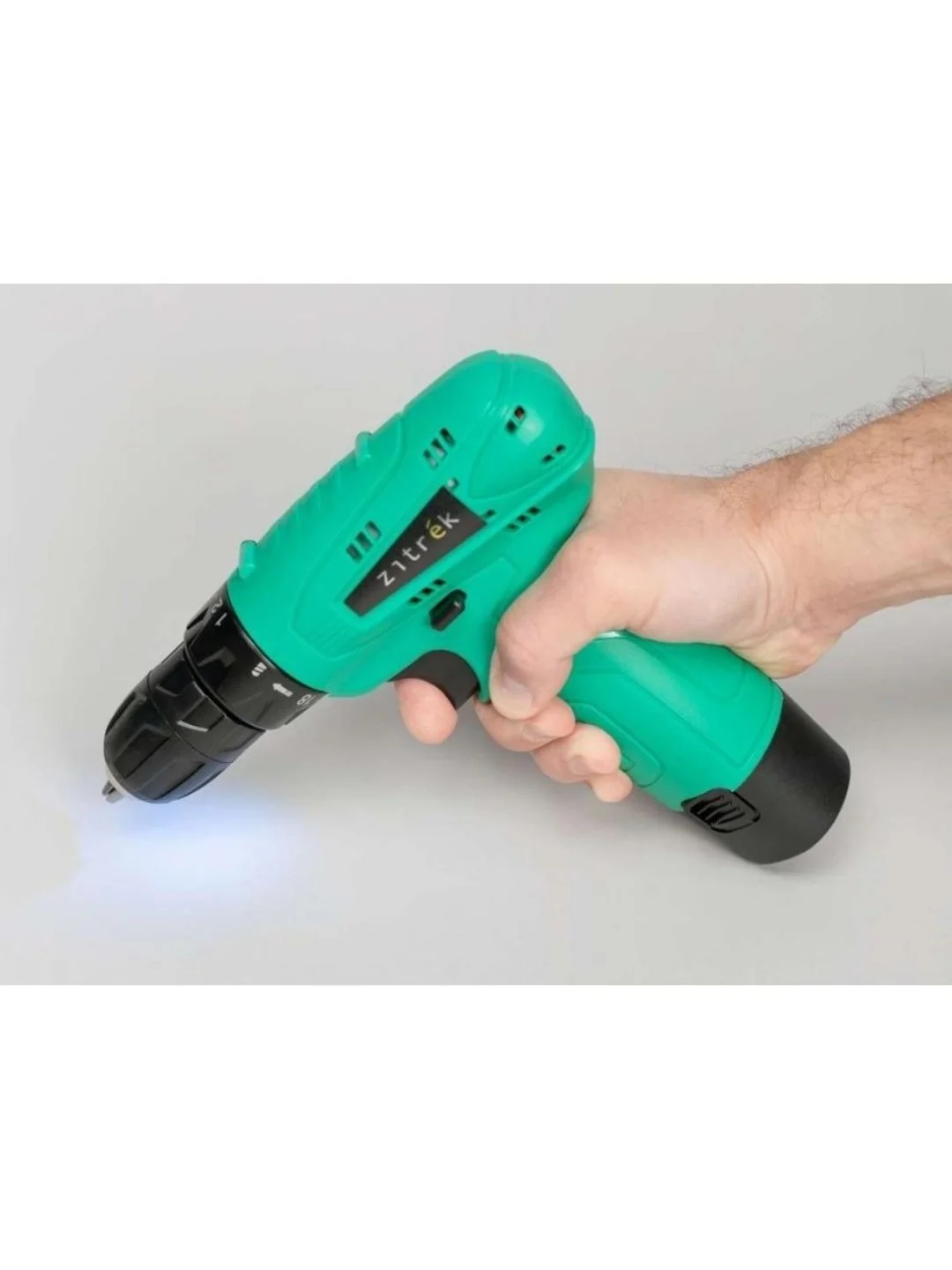 Зеленый дрель - шуруповерт Zitrek Green 12-Li-ion