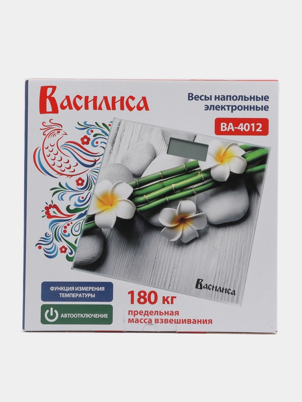 Весы напольные ВАСИЛИСА ВА-4012 "Спа" 180кг