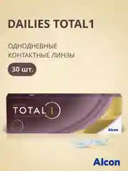 Контактные линзы Dailies Total1, 30pk (+3.00) - (-8.00) / BC 8.5