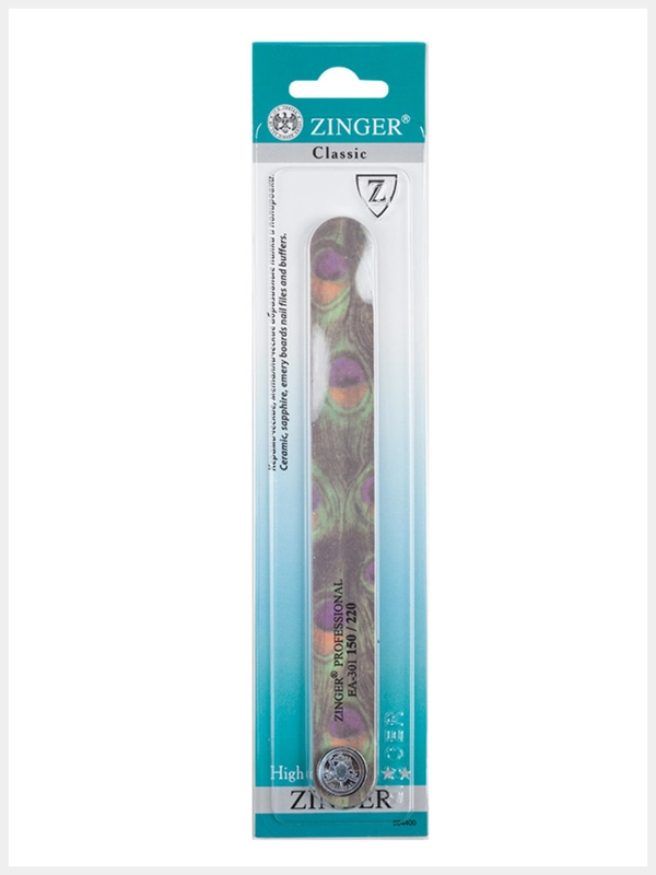 Пилка для ногтей Zinger EA-301 150/220 грит