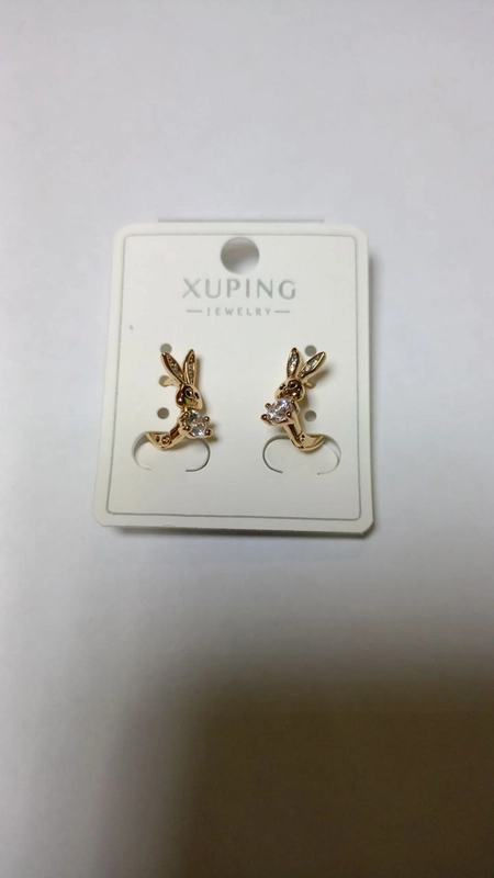 Серьги Xuping гипоаллергенный медицинский сплав