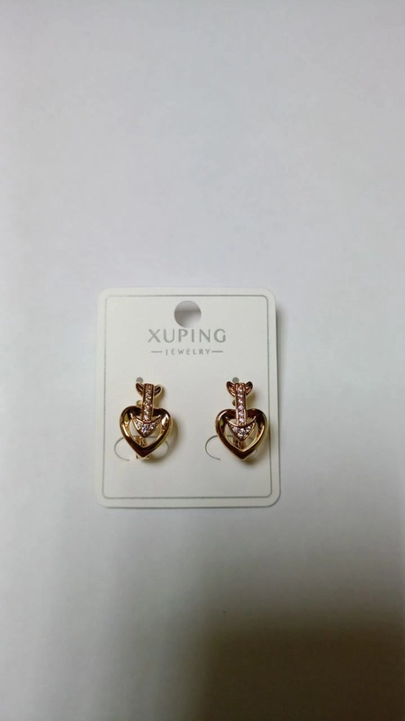 Серьги Xuping гипоаллергенный медицинский сплав
