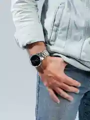 Серебряный мужские наручные часы Mini Focus MF0050G, в подарочной упаковке