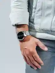 Серебряный мужские наручные часы Mini Focus MF0050G, в подарочной упаковке