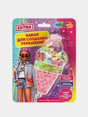 Набор бисера и бусин Мультиарт Мороженое "Барби"