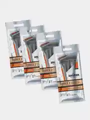Станок для бритья мужской одноразовый Zollider Force 2 PRO, бритва с 2 лезвиями, 8 штук