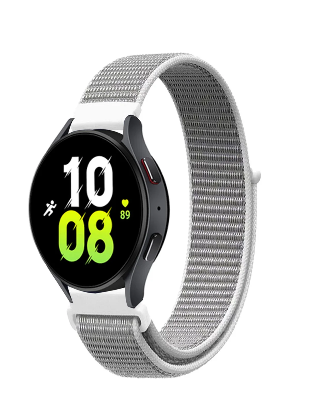Белый ремешок нейлоновый для Xiaomi Amazfit Bip Lite GTR, GTS, Samsung gear S2 Classic, 42 мм