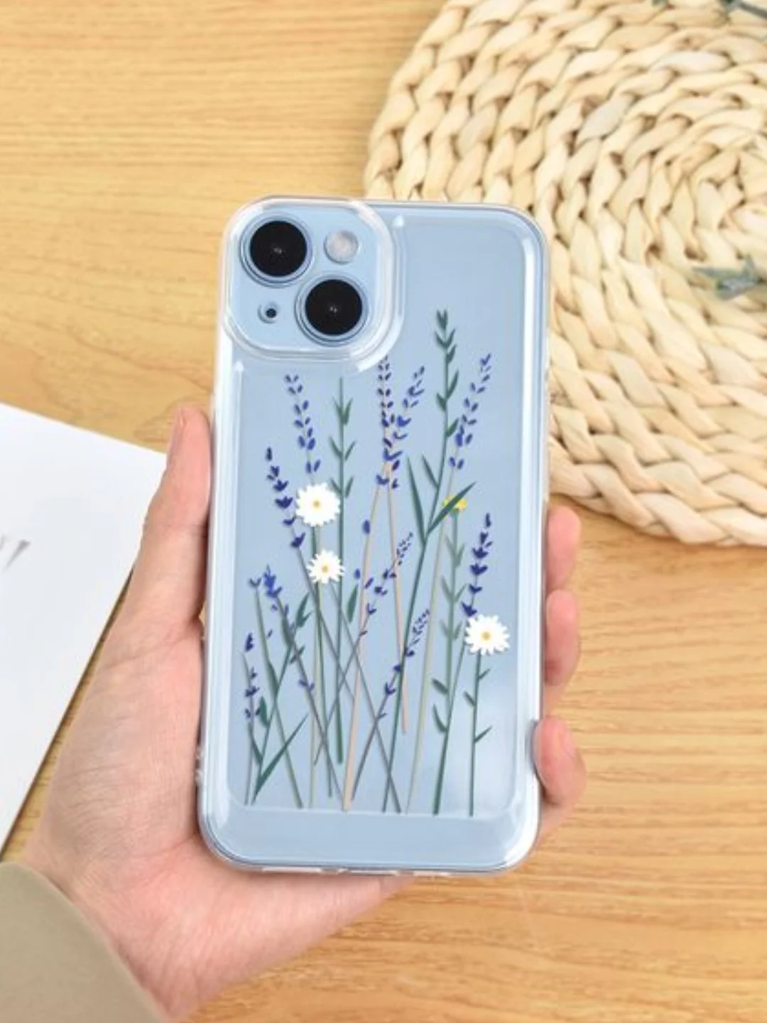Прозрачный чехол для iPhone 7,8,SE,XR,XS,11,12,13,14,15,Pro,Max,Plus, на айфон, прозрачный, с цветами