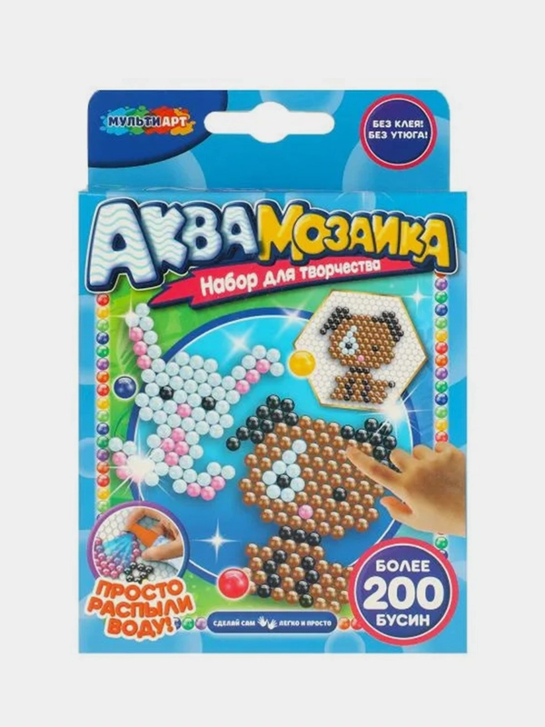 Аквамозаика Мультиарт "Звери", 200 бусин