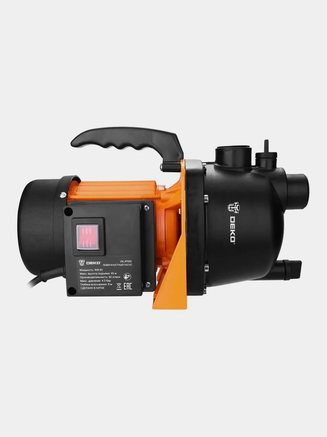 Поверхностный насос DEKO DKJP900, 60 л/мин, 900 Вт, 34х20х18 см
