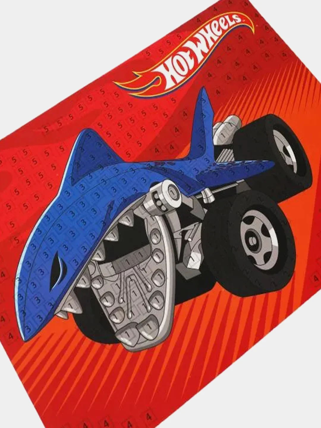 Аппликация мягкая мозайка Мультиарт "Hot Wheels"