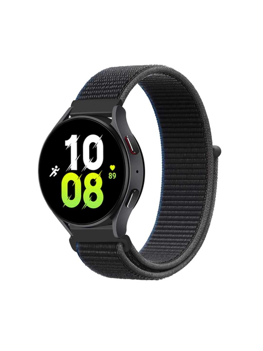 Черный ремешок нейлоновый для Xiaomi Amazfit Bip Lite GTR, GTS, Samsung gear S2 Classic, 42 мм