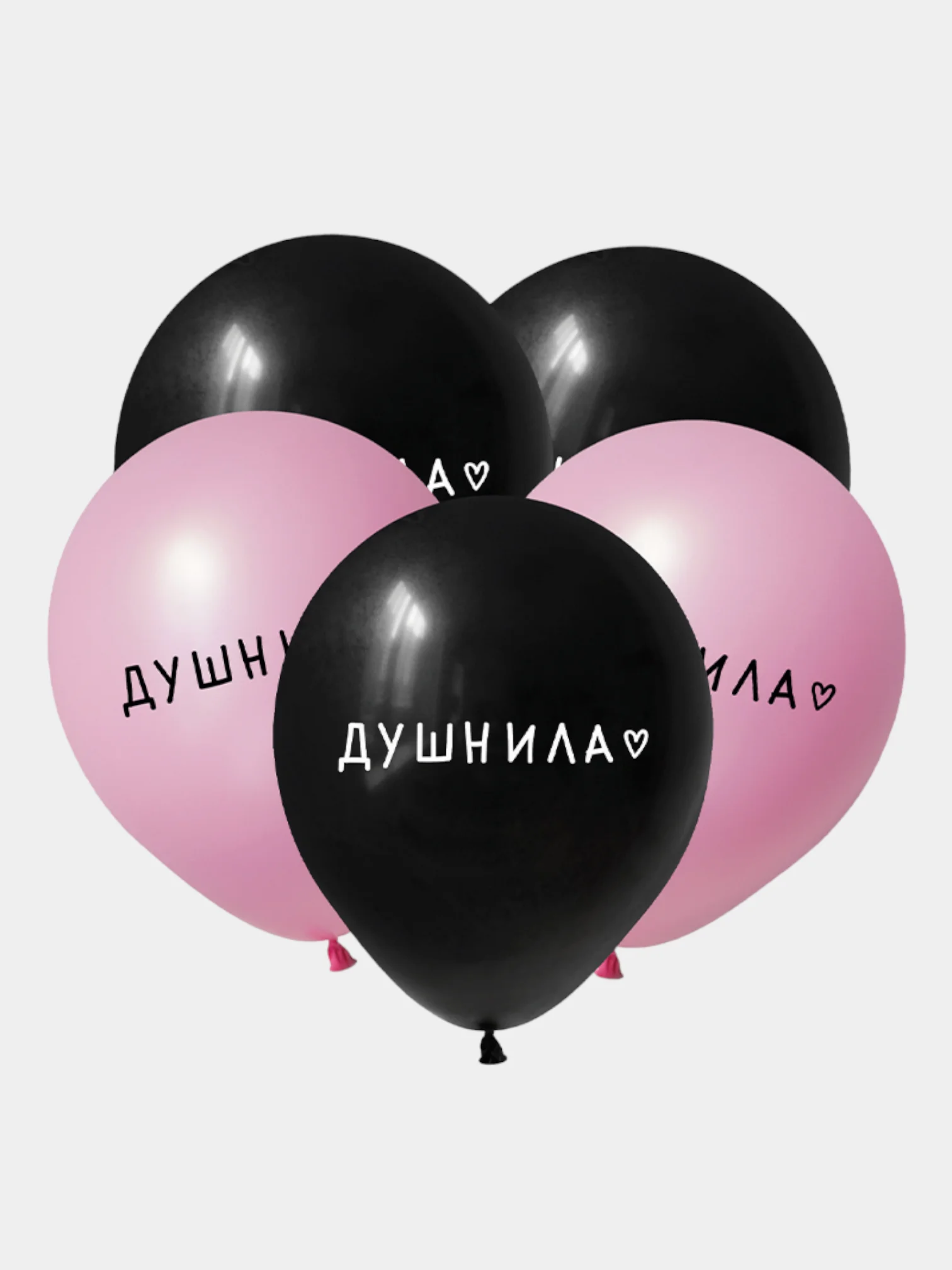 Черный воздушные шары Душнила, Аниме, Кей Поп, Корейцы, BTS 5 шт, 12"/30 см, День Рождения