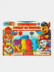 Набор с тестом для лепки и формочками Мультиарт "Супер щенки"