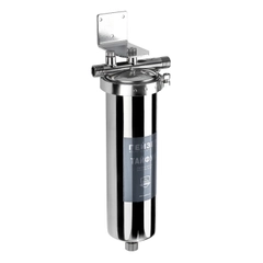 Фильтр магистральный Тайфун 10SL 1/2",с картриджем,корпус из высококачественной нерж стали