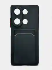 Чехол для Xiaomi Redmi Note 13 Pro 4G/Poco M6 Pro 4G (Редми Нот 13 Про/Поко М6) с карманом