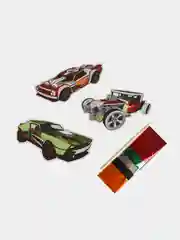 Аппликация из фольги Мультиарт "Hot Wheels"