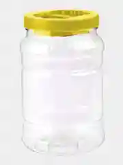 Коралловый банка-ёмкость с винтовой крышкой, для хранения сыпучих продуктов и мёда, 2 л