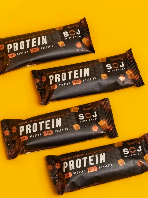 Протеиновый батончик SOJ Protein, с соленой карамелью, 50 г