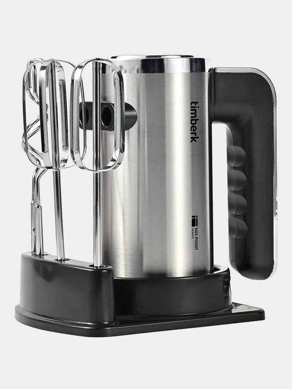 Миксер Timberk T-HM40S49, 5 режимов, серебристый, 550 Вт