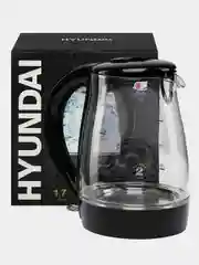 Чайник Hyundai HYK-G2011, черный, 1.7 л, 2200 Вт
