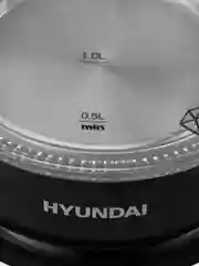 Чайник Hyundai HYK-G2011, черный, 1.7 л, 2200 Вт