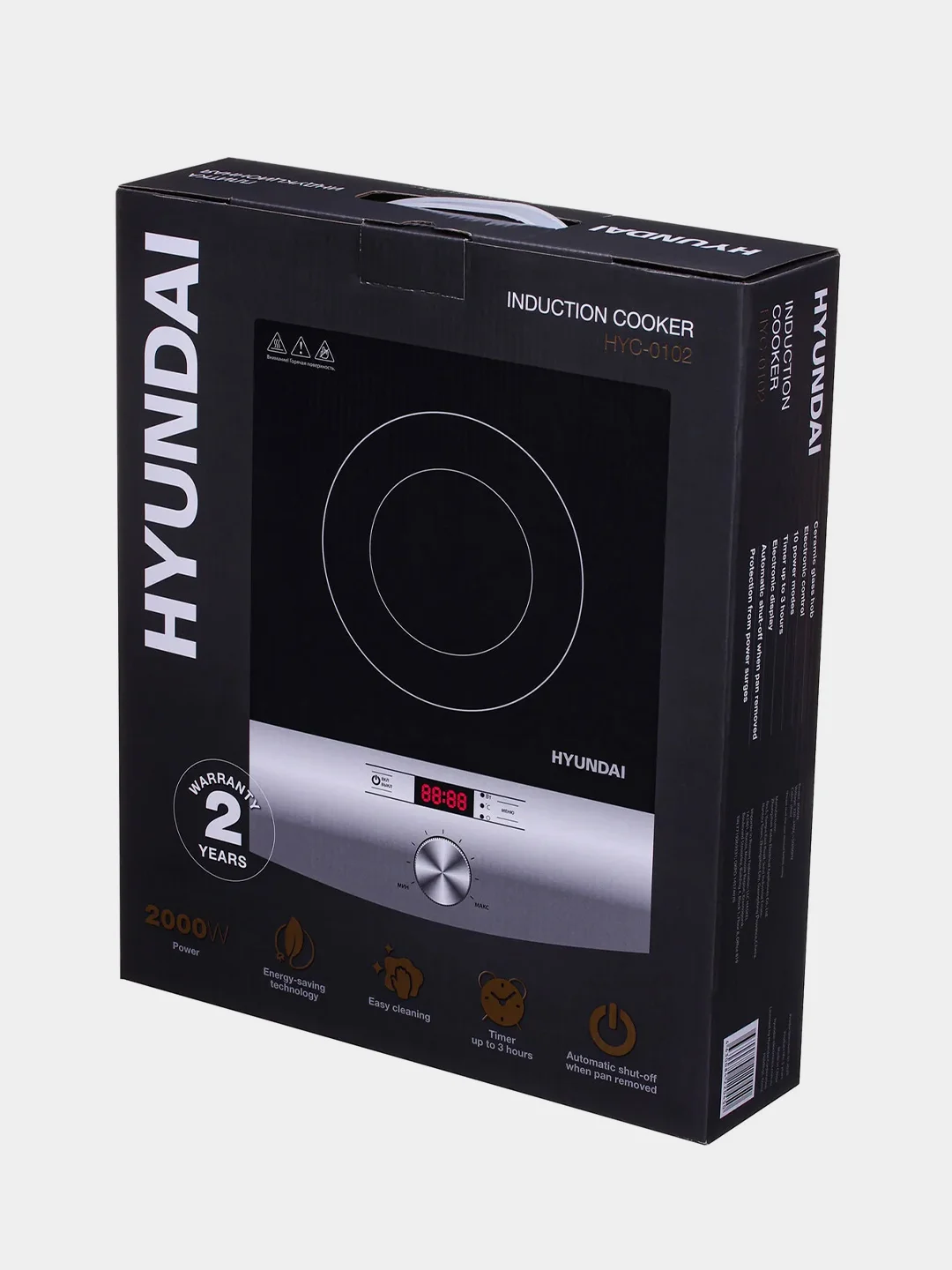 Плита Индукционная Hyundai HYC-0102, 2000 Вт